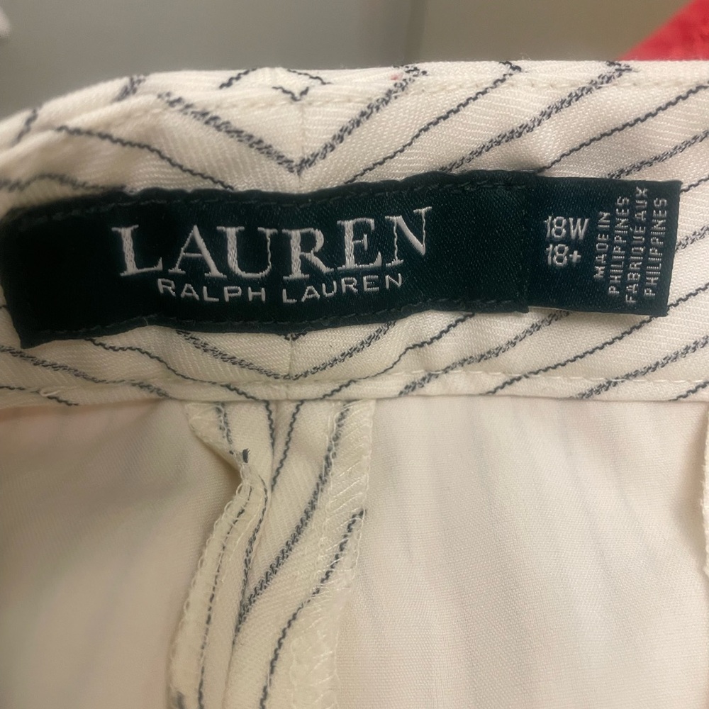 NWT Ralph Lauren Pinstripe Pants 18W - Picture 6 of 13